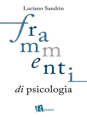 cover image of Frammenti di psicologia